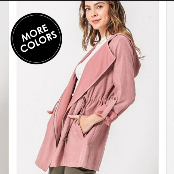 Athleisure Cargo Jacket Black or Pink